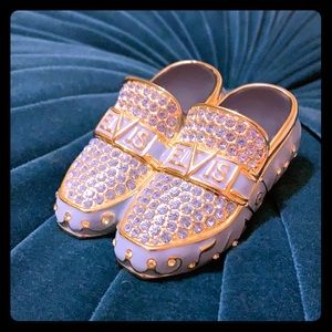 Elvis Blue Suede Shoes Trinket Box